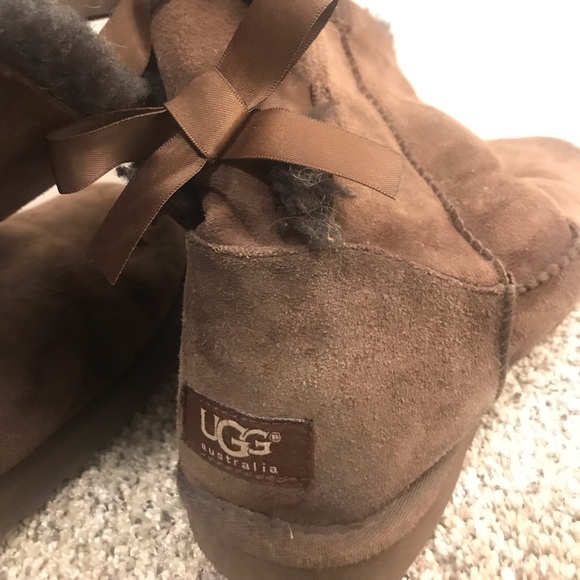 UGG Brown Bailey Bow II Boot - Picture 5 of 8